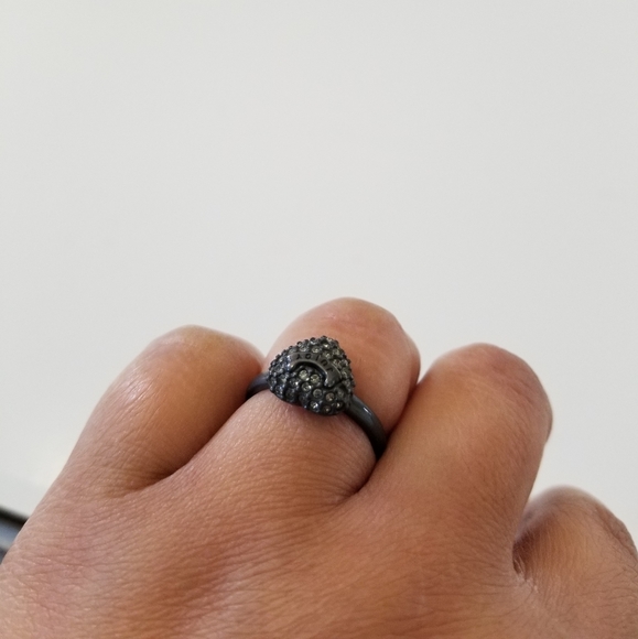 Juicy Couture Jewelry - Juicy Couture Black Crystal Women Ring